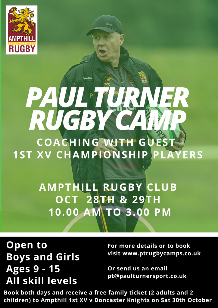 Half-Term Rugby Camp CANCELLED