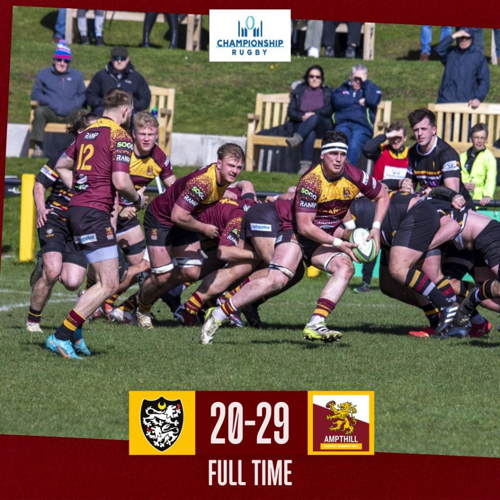 Match Report: Caldy 20 v 29 1st XV - Ampthil RUFC