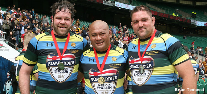 Former Cornish Pirates Ben Gulliver, Vili Ma'asi & Dan Seal