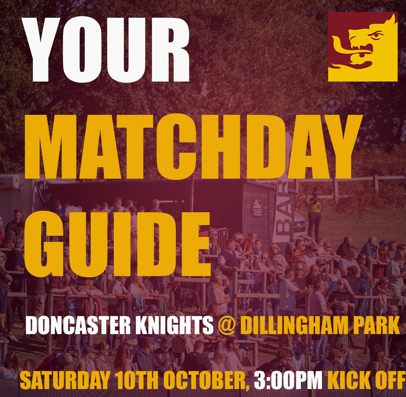 YOUR MATCHDAY GUIDE: DONCASTER KNIGHTS AT DILLINGHAM PARK